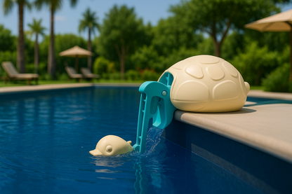 Automatic pool water leveler top-up valve