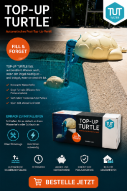 Automatischer  Pool Befüllung und Regelung mit Top-Up Turtle